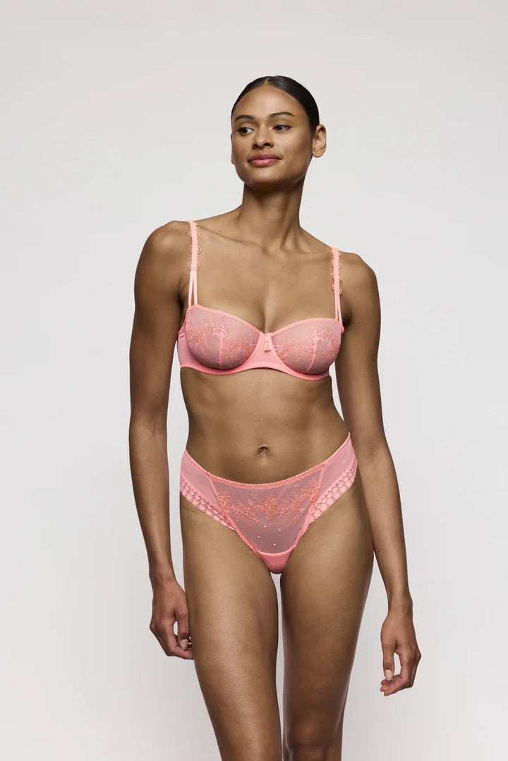 Marie Jo - Annaelle Balcony Bra Vertical Seam Neon Peach