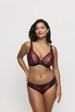 Primadonna - Springdale Plunge Bra Black Rose