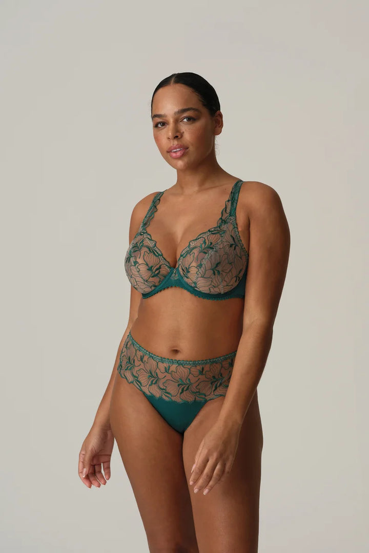 Primadonna - Springdale Plunge Bra Jasper Green