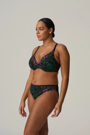 Primadonna - San Angel Half Padded Plunge Bra Peacock Feather