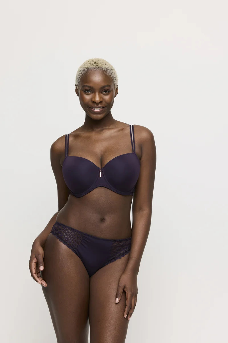 Primadonna Twist - East End Padded Balcony Bra Amethyst