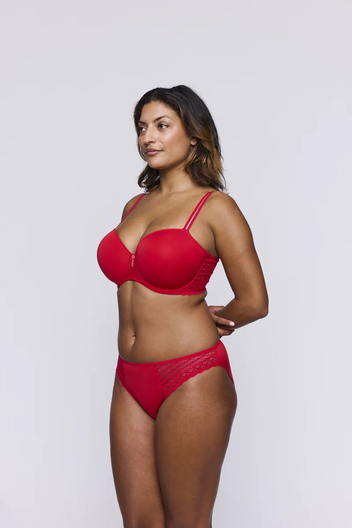 Primadonna Twist - East End Padded Balcony Bra True Red