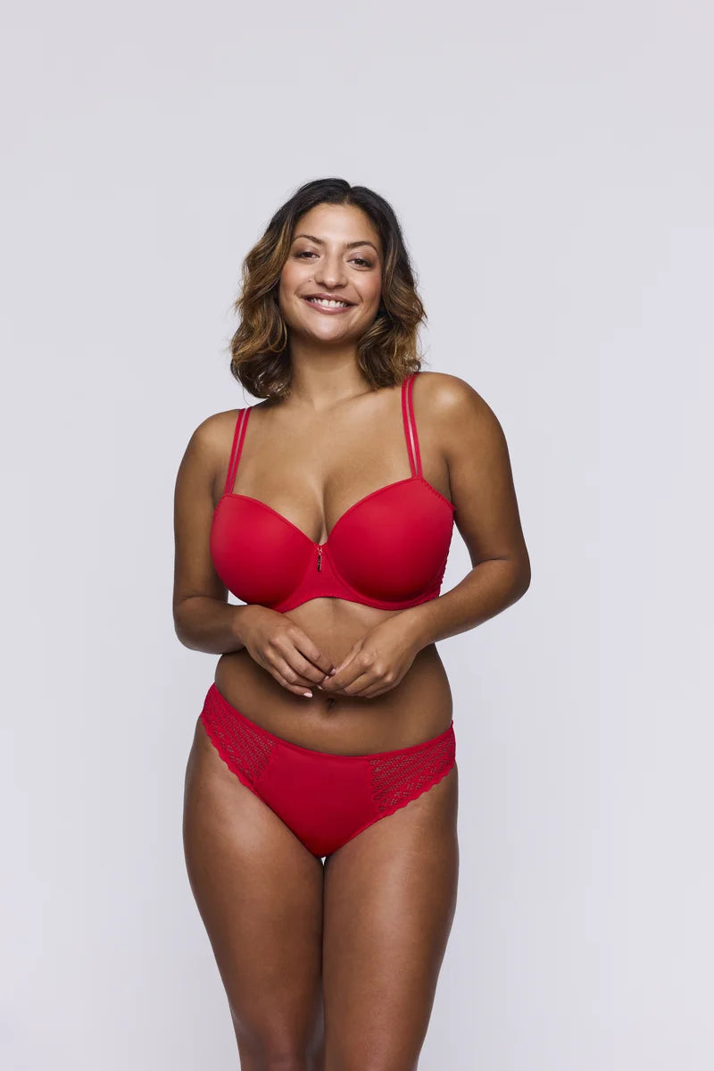 Primadonna Twist - East End Padded Balcony Bra True Red