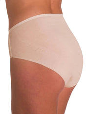 Naomi & Nicole Shapewear - Laser Cut Brief Warm Beige