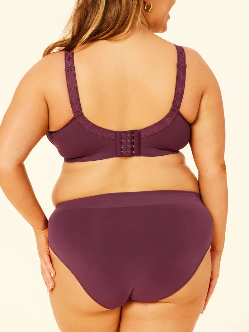 Sugar Candy - Basic Bikini Brief Plum