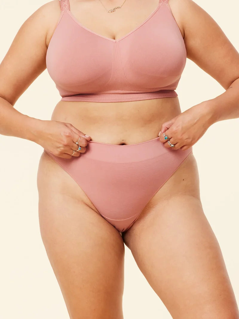 Sugar Candy - Basic Bikini Brief Rosewood