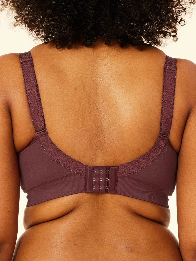 Sugar Candy - Basic Seamless Wire Free Bralette Plum