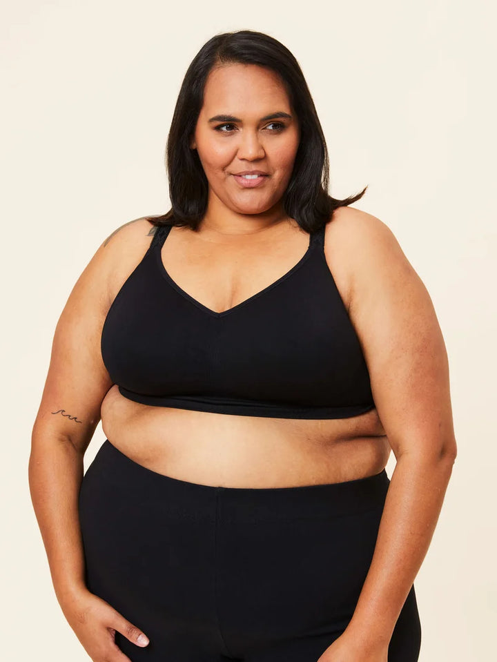 Sugar Candy - Basic Seamless Wire Free Bralette Black