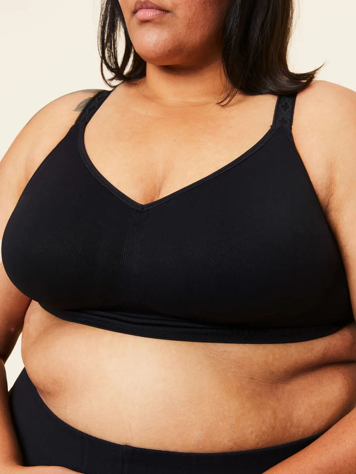 Sugar Candy - Basic Seamless Wire Free Bralette Black