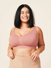 Sugar Candy - Basic Seamless Wire Free Bralette Rosewood