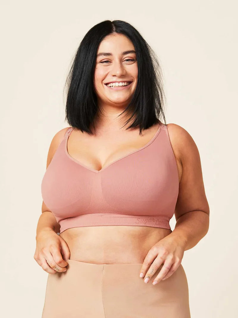 Sugar Candy - Basic Seamless Wire Free Bralette Rosewood