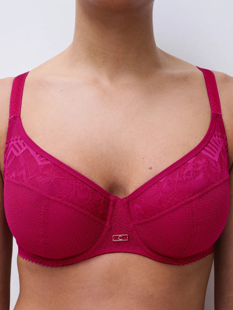 Chantelle - Origins Very Covering Underwired Bra Wild Strawberry