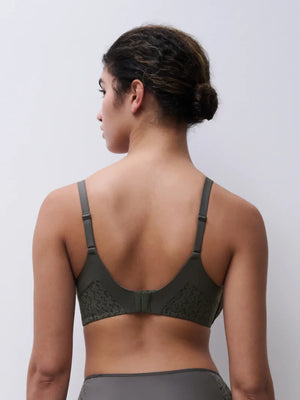 Chantelle - Romance Covering Underwired Bra Vert Argile