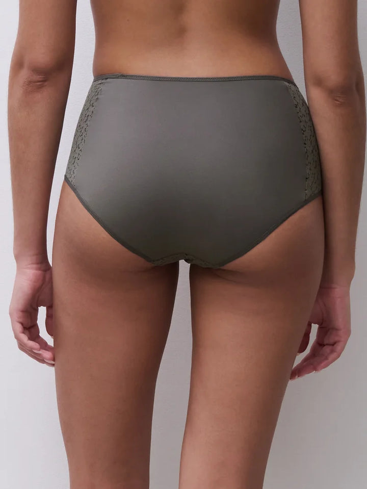 Chantelle EasyFeel - Norah High-Waisted Full Brief Vert Argile
