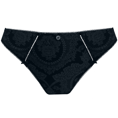 Empreinte - Tanga Lilly Rose Negro