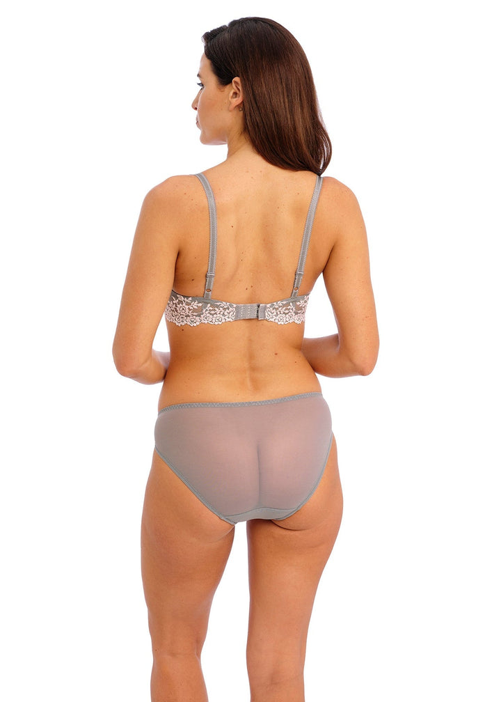 Wacoal - Embrace Spitzen-Bikini-Slip in Rauch/Kristallrosa Wacoal
