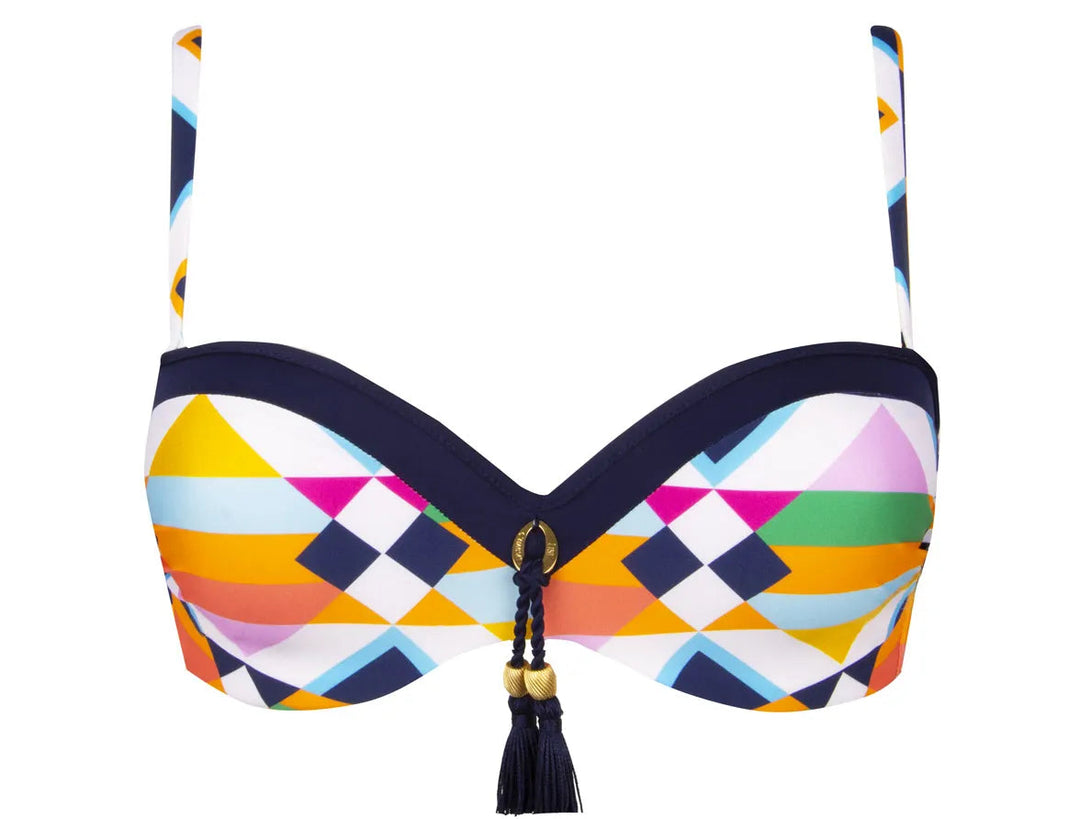 Lise Charmel - Lumiere Solaire Cropped Bustier Bikini Lumiere Harmonie Push Up Bikini Lise Charmel Swimwear 