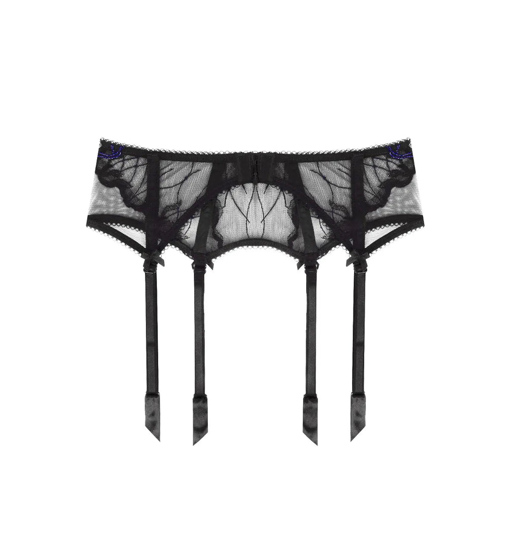 Lise Charmel - Les Nuits Chics Suspender Belt Nuit Argent Suspender Belt Lise Charmel 