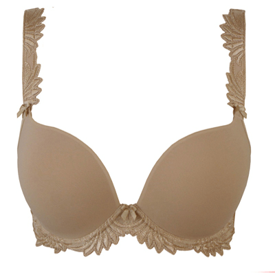 Empreinte Thalia Seamless Padded Low Plunge - Caramel Plunge_bra Empreinte