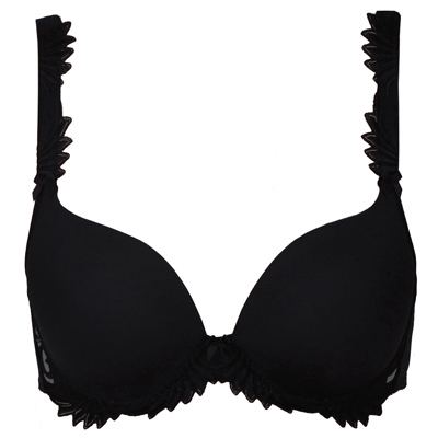 Empreinte Thalia Inmersión baja acolchada sin costuras - Negro Plunge_bra Empreinte