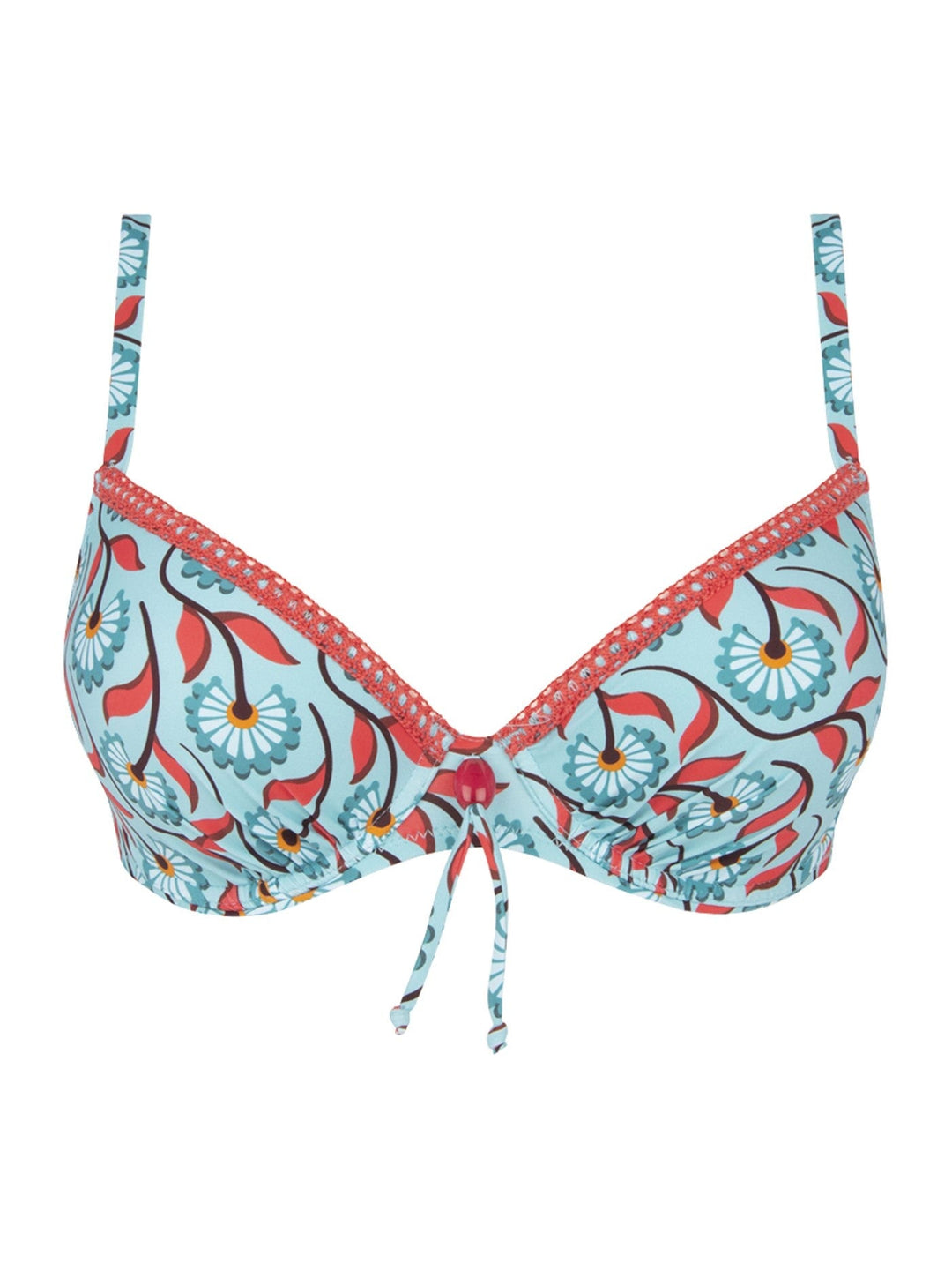 Antigel by Lise Charmel - La Muse Boheme Padded Bikini Top Azur Padded Bikini Antigel by Lise Charmel Swimwear 