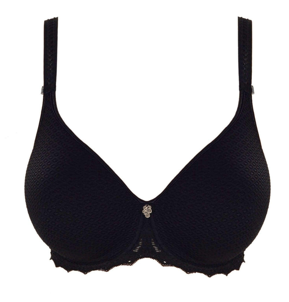 Buy Brayola Full Cup Bra (Leaf pad_BLK-39, Black, 38) at