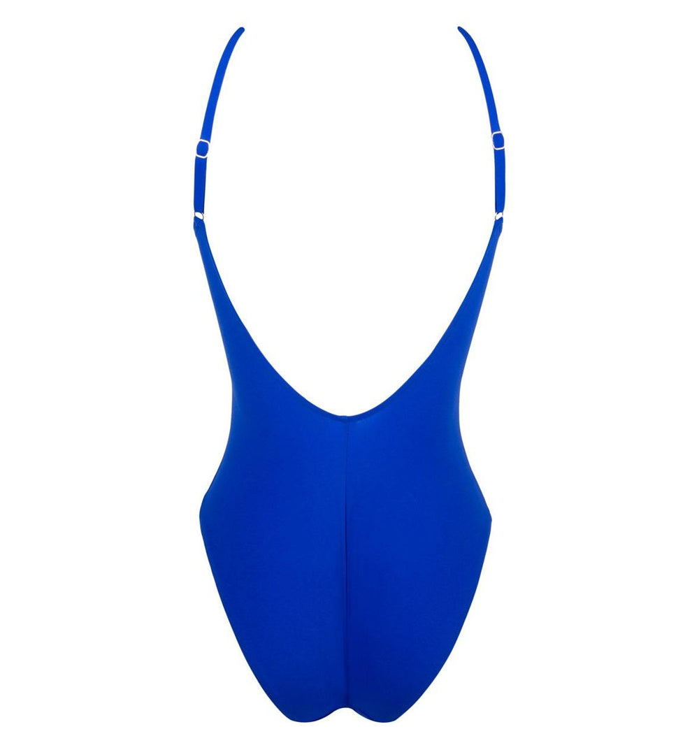 Lise Charmel - Costume da bagno senza fili Ajourage Couture Costume da bagno blu Costume da bagno Lise Charmel