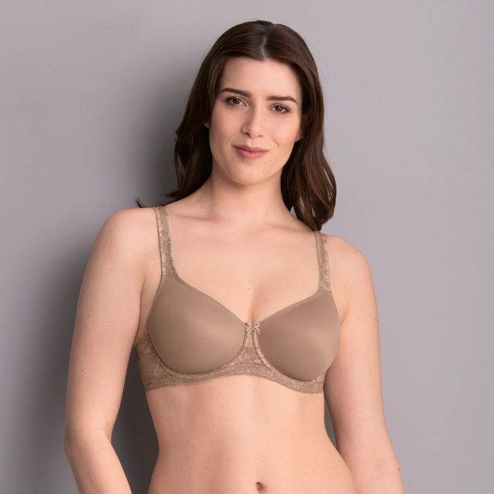 Rosa Faia Abby Underwired Bra With Molding - Dusty Rose Full Cup Bra Rosa Faia 