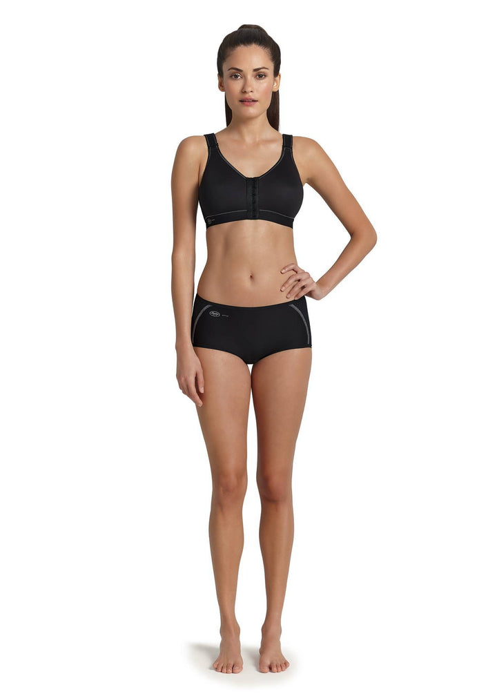 Anita Active Women's Front Closure Sports Bra 5523 - Wire-Free Firm Support (Color: Desert, Size 44B)