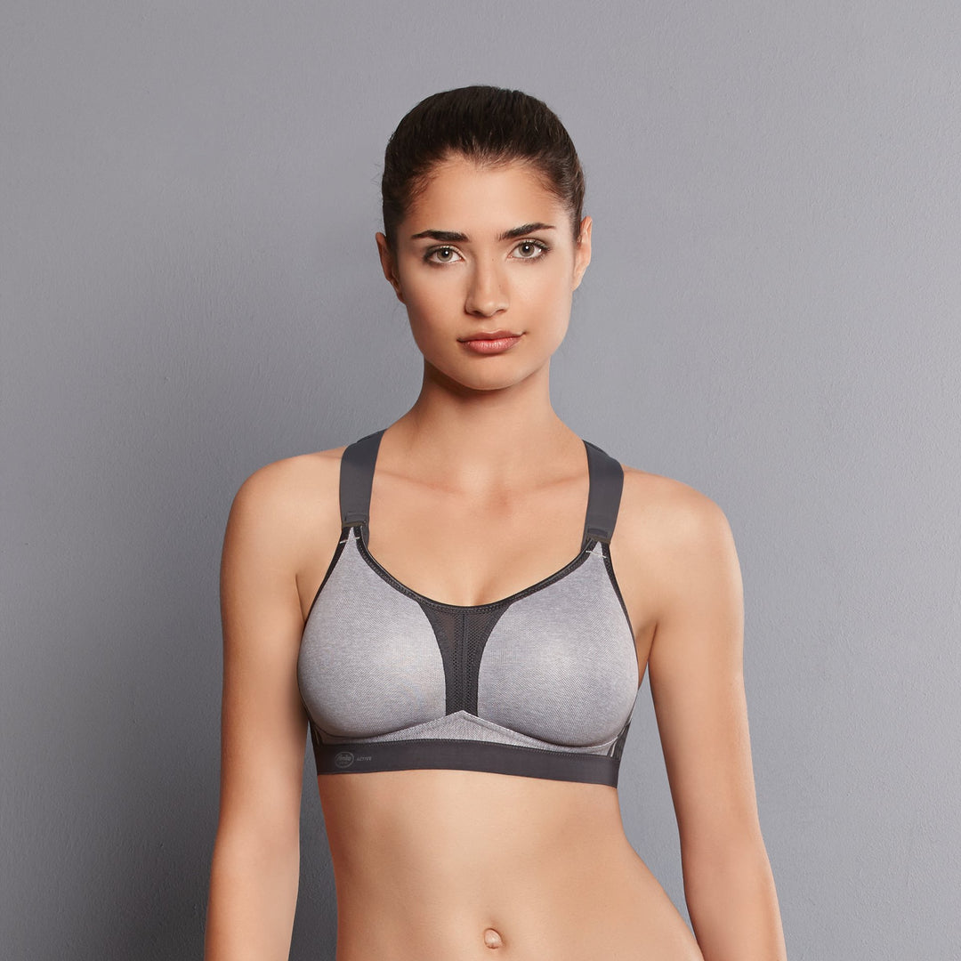 Anita Active DynamiX X-back Sports Bra - Heather Grey Sports Bra Anita Active 