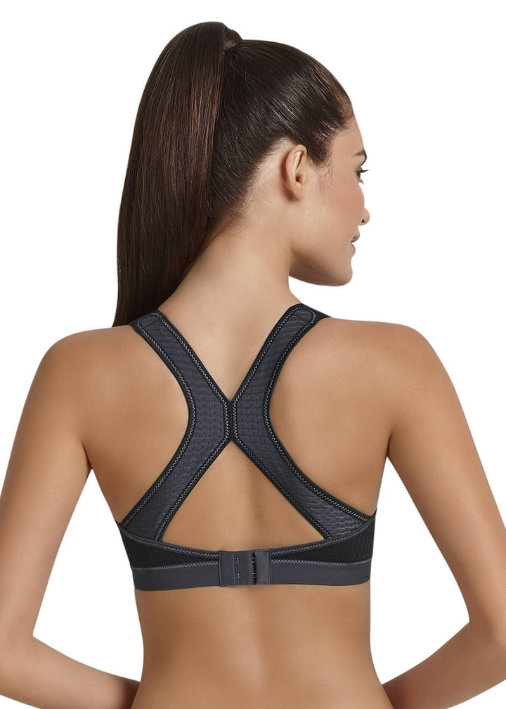 Anita Active - Sujetador deportivo Momentum X-back negro