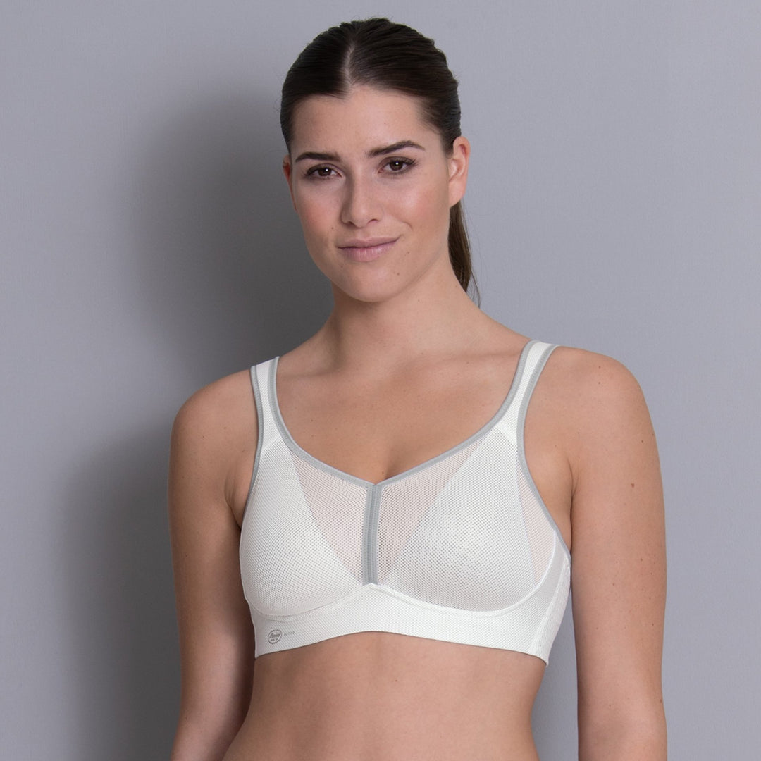 Anita Active Air Control Sports Bra With Padded Cups - White Sports Bra Anita Active 