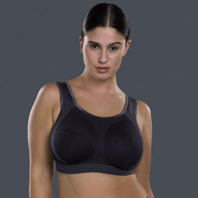 Anita Active - Extreme Control Plus Sports Bra Black/Anthracite