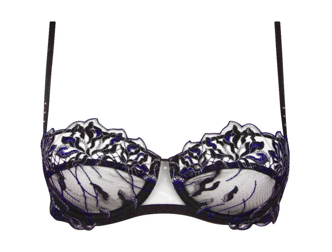 Lise Charmel - Les Nuits Chics Half Cup Bra Nuit Argent Balcony Bra Lise Charmel 