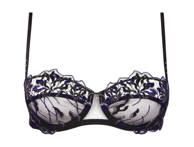 Lise Charmel - Les Nuits Chics Half Cup Bra Nuit Argent Balcony Bra Lise Charmel 