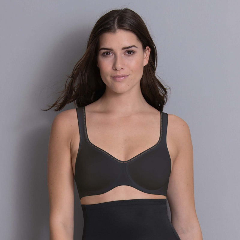 Rosa Faia - Twin Firm Underwired Bra Black