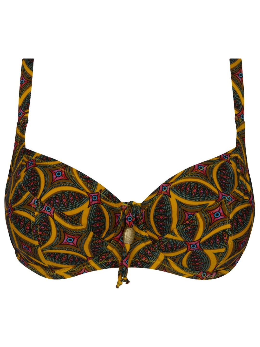 Antigel by Lise Charmel - La Muse Africa Balconet Bikini Jaune Half Cup Bikini Antigel by Lise Charmel 水着