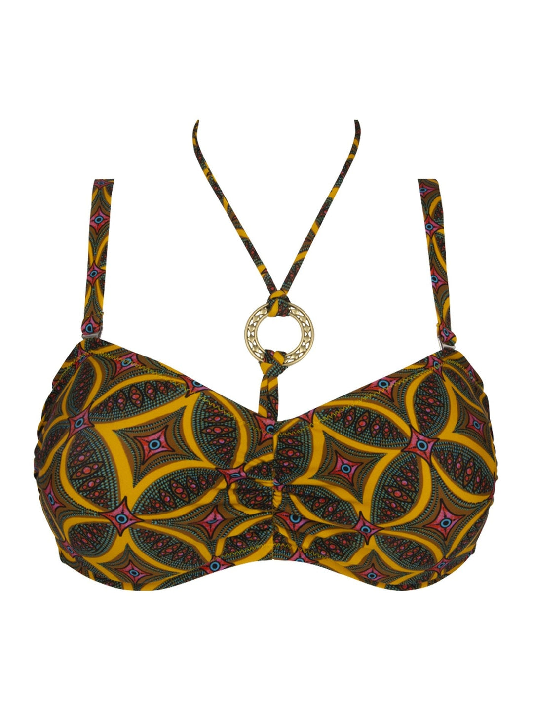 Antigel by Lise Charmel - La Muse Africa Fuller-Cup Bikini Top sin tirantes Jaune Bikini sin tirantes Antigel by Lise Charmel Trajes de baño