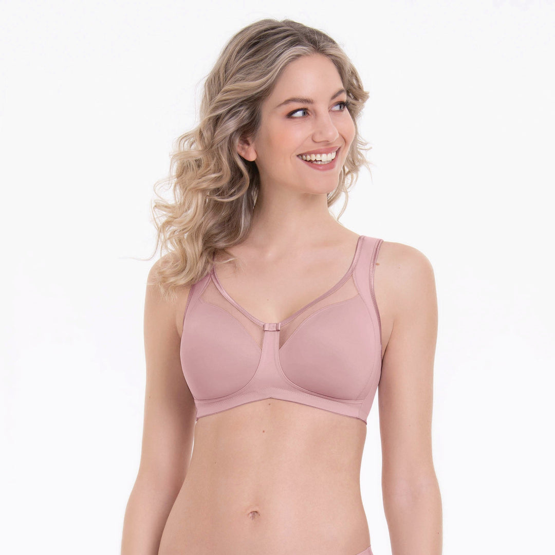 Anita Clara Comfort Bra With Molding - Rosewood Full Cup Bra Anita 