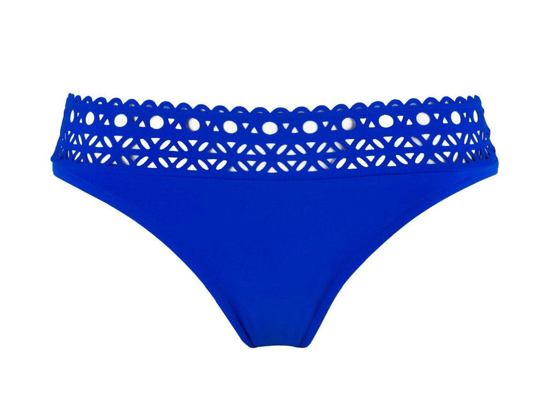 Lise Charmel - Ajourage Couture Braguita de bikini brasileña de cintura baja Braguita de bikini azul Lise Charmel Swimwear