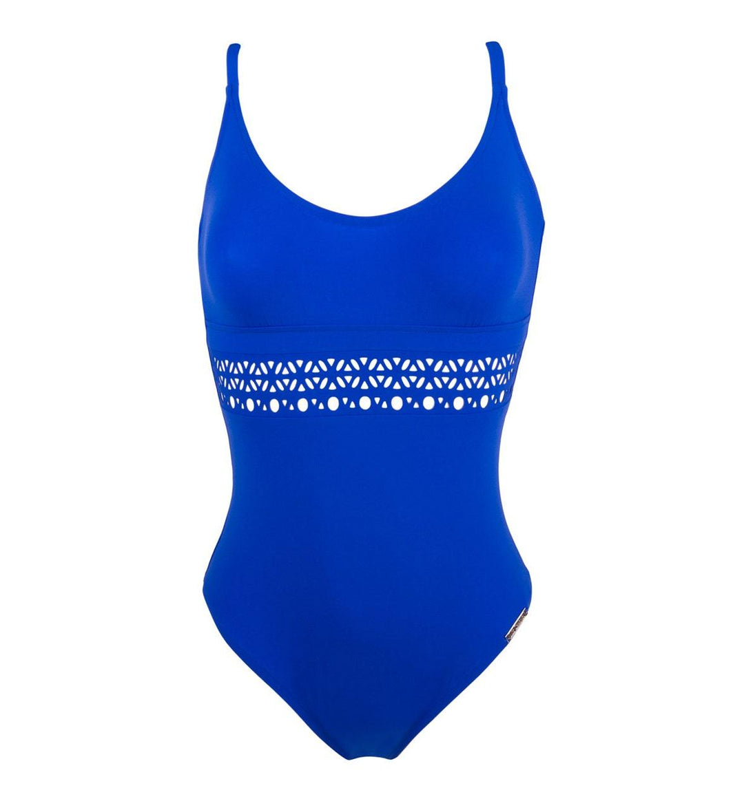 Lise Charmel - Ajourage Couture Non Wire Swimsuit Blue Swimsuit Lise Charmel Swimwear 