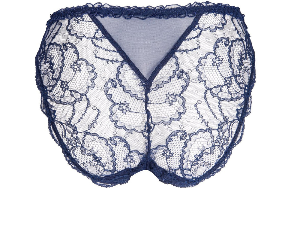 Lise Charmel - Slip taille haute Soir De Venise Bleu marine Slip taille haute Lise Charmel