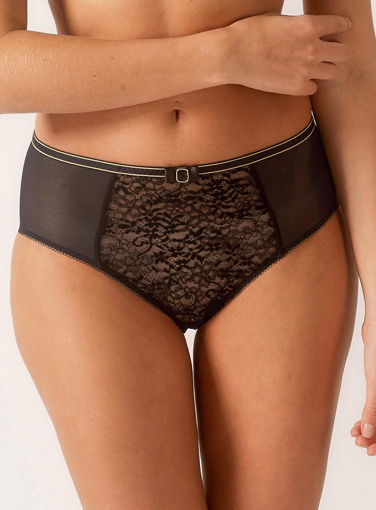 Empreinte Allure High Brief - Черные высокие трусы Empreinte