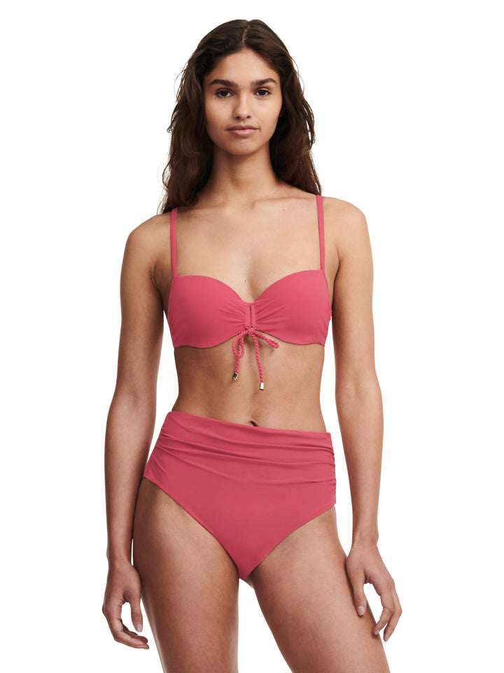 Chantelle Swimwear Inspire Half-Cup Memory Bra - Bikini de media copa rojo granate Chantelle