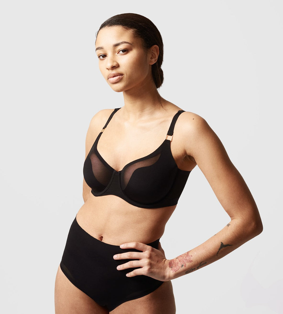 Chantelle Pure Light Full Cup Bra - Black Full Cup Bra Chantelle 