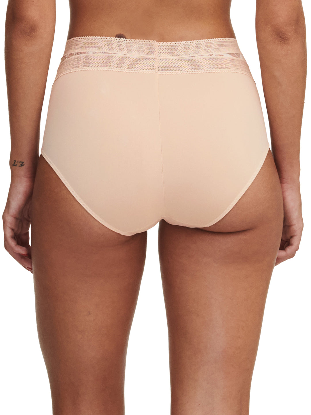 Chantelle True Lace High-Waisted Full Brief - Golden Beige Full Brief Chantelle 