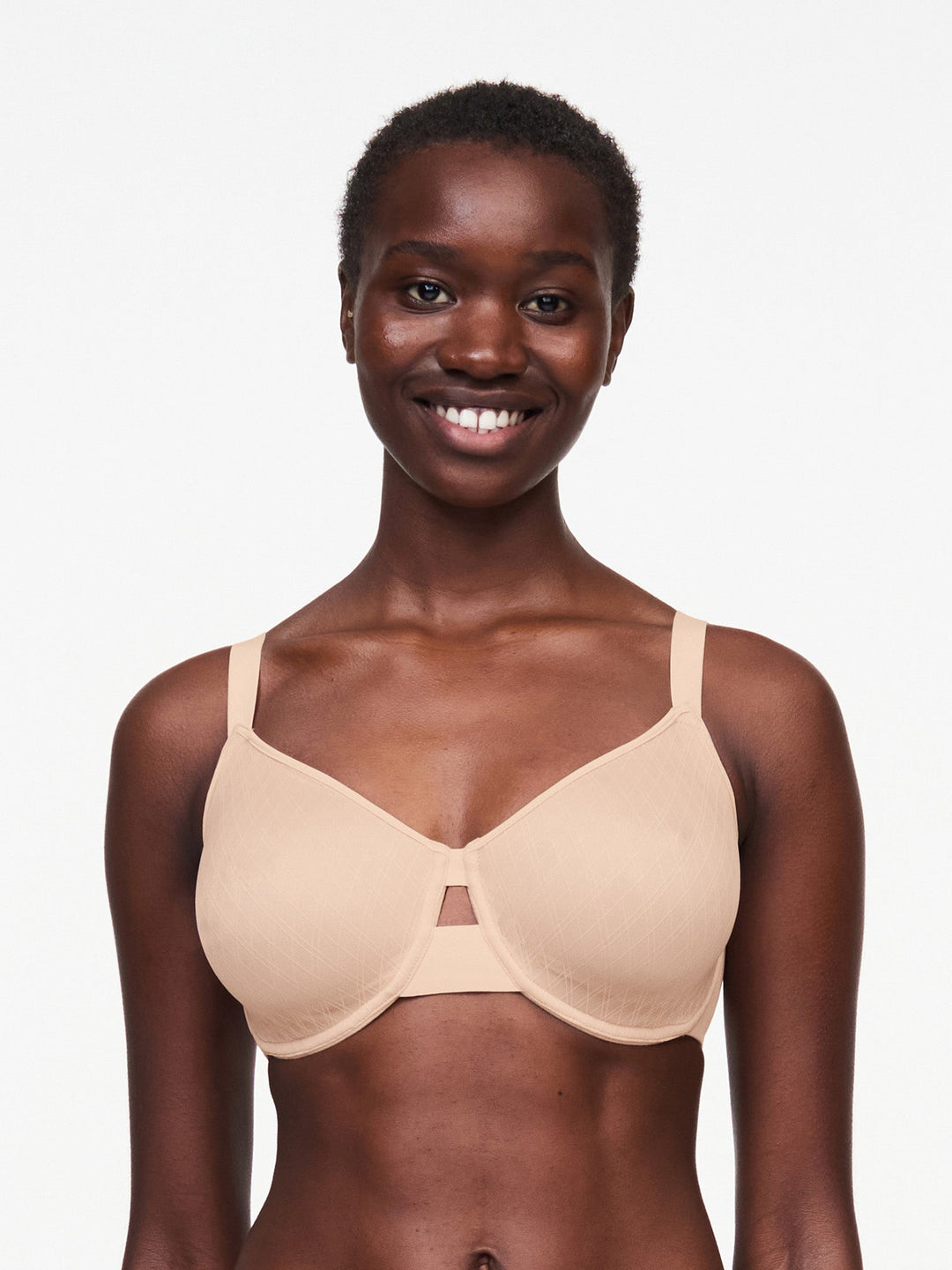 Chantelle Smooth Lines Full Cup Bra - Golden Beige Full Cup Bra Chantelle 
