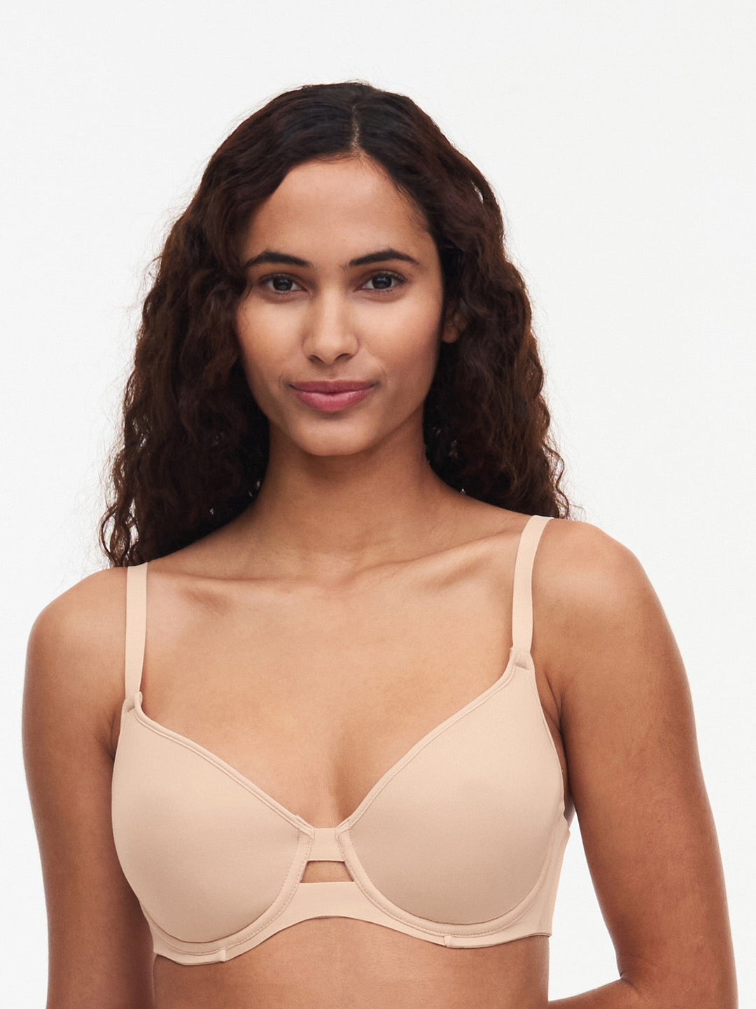 Sujetador Chantelle Smooth Lines Covering Spacer - Golden Beige Spacer Bra Chantelle
