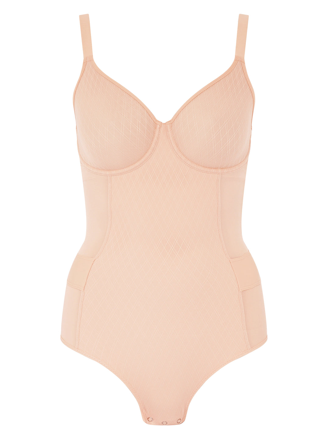 Chantelle Body Lineas Suaves - Body Beige Dorado Chantelle