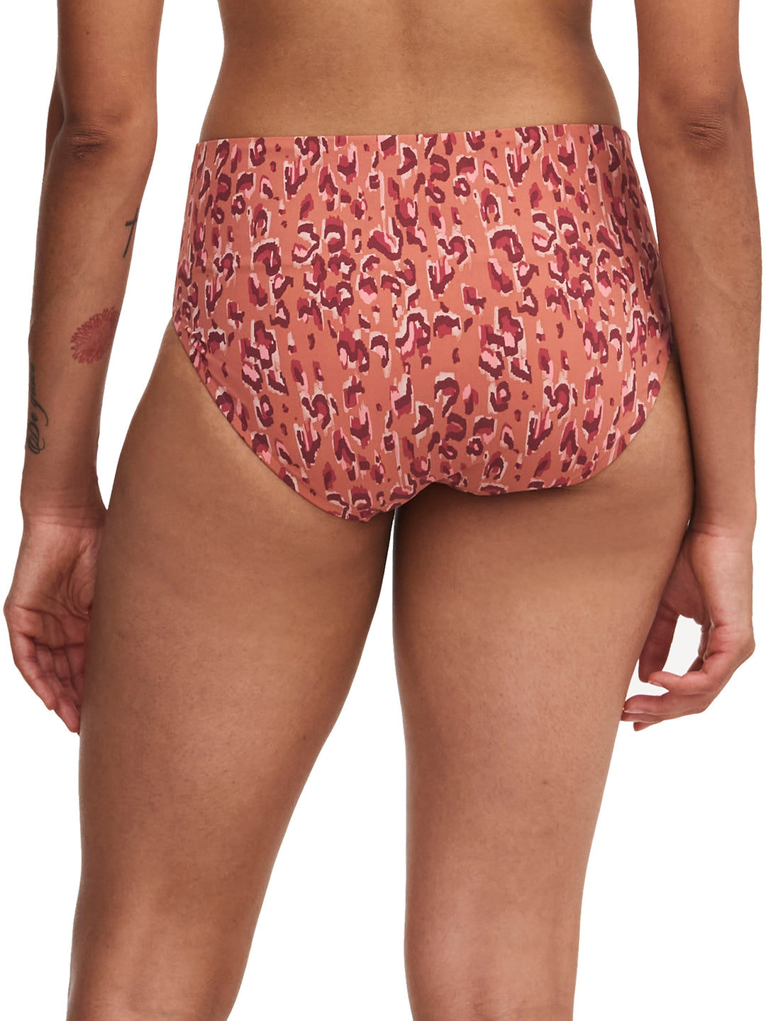 Chantelle Swimwear - Eos Full Bikini Brief Orange Leopard